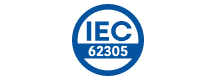 IEC 62305 Logo - Ashlok Safe Earthing Electrodes compliant with IEC 62305 lightning protection standards.