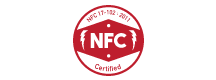 NFC Certified Logo - Ashlok Safe Earthing Electrodes certified by NFC 17-102 for reliable lightning protection systems